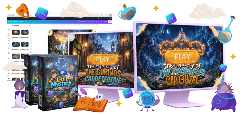 Little Mystery Canva mockup