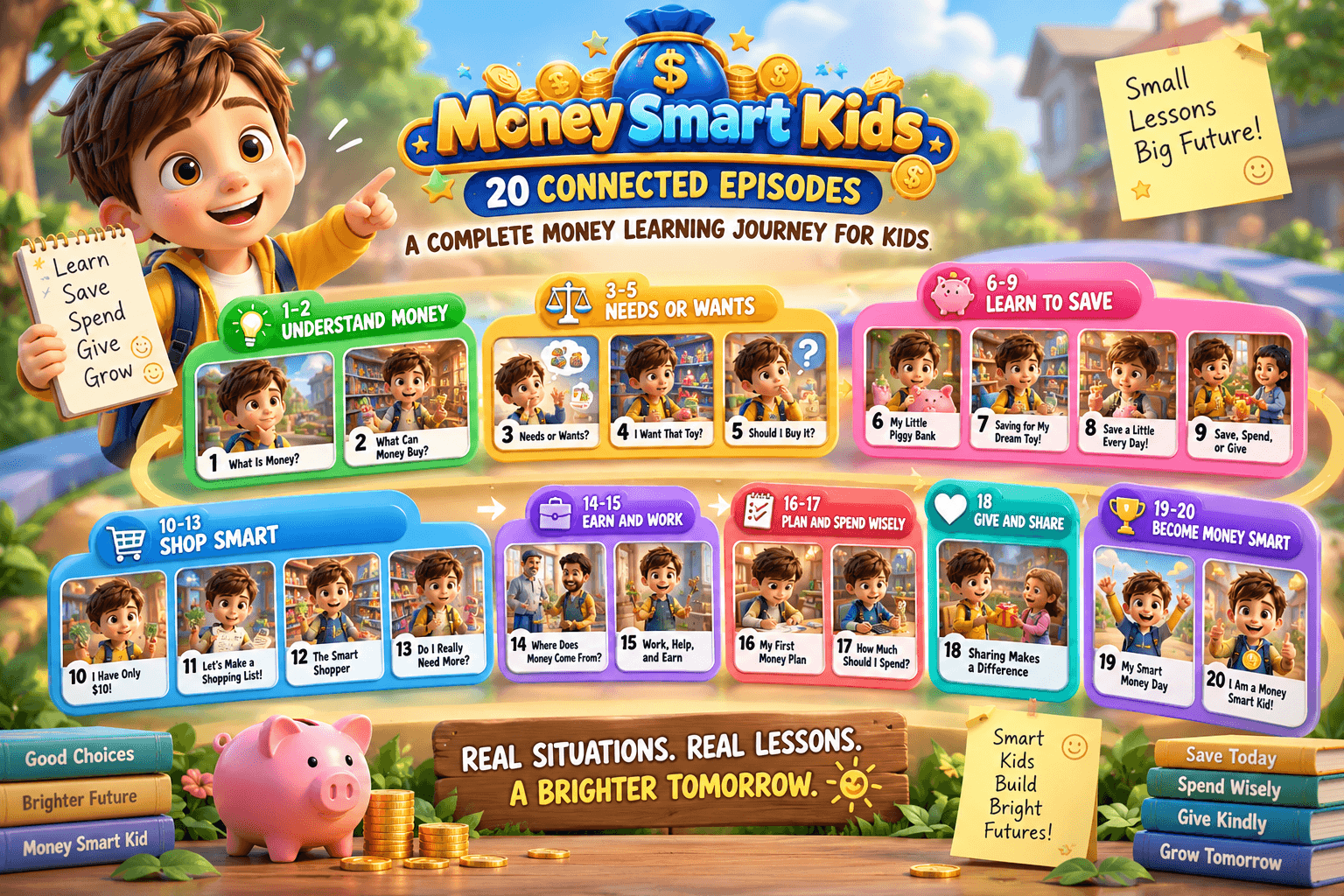 Money Smart Kids 20 connected episodes