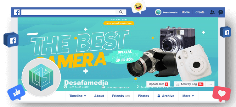04.Camera Store header facebook cover